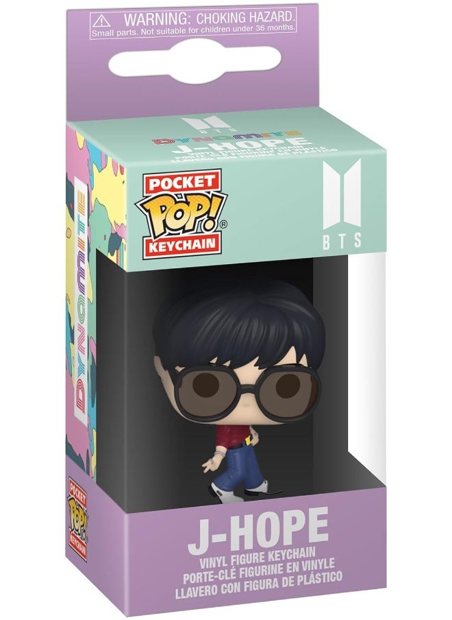 Funko Pop! Keychain: BTS - Dynamite - J-Hope Novelty Keyring - Collectable Mini Figure - Stocking Filler - Gift Idea - Official Merchandise - Music Fans - Backpack Decor