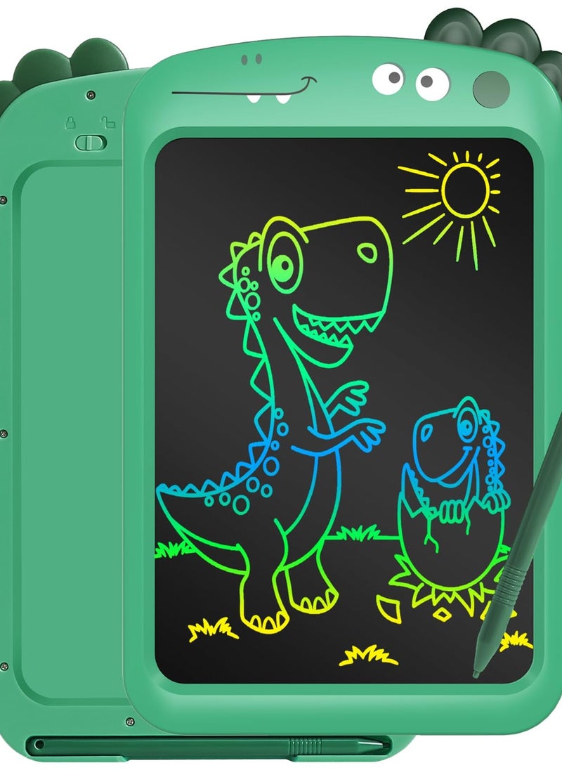 LCD Writing Tablet for Kids 8.5 Inch LCD Toddler Doodle Board Colorful LCD Drawing Tablet for Girls and Boys Educational Learning Toy for Toddlers 3-6 Years Old (Green)