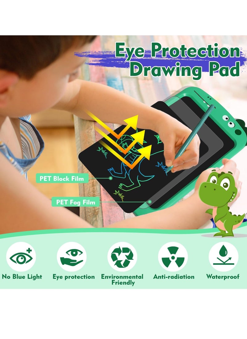 LCD Writing Tablet for Kids 8.5 Inch LCD Toddler Doodle Board Colorful LCD Drawing Tablet for Girls and Boys Educational Learning Toy for Toddlers 3-6 Years Old (Green)