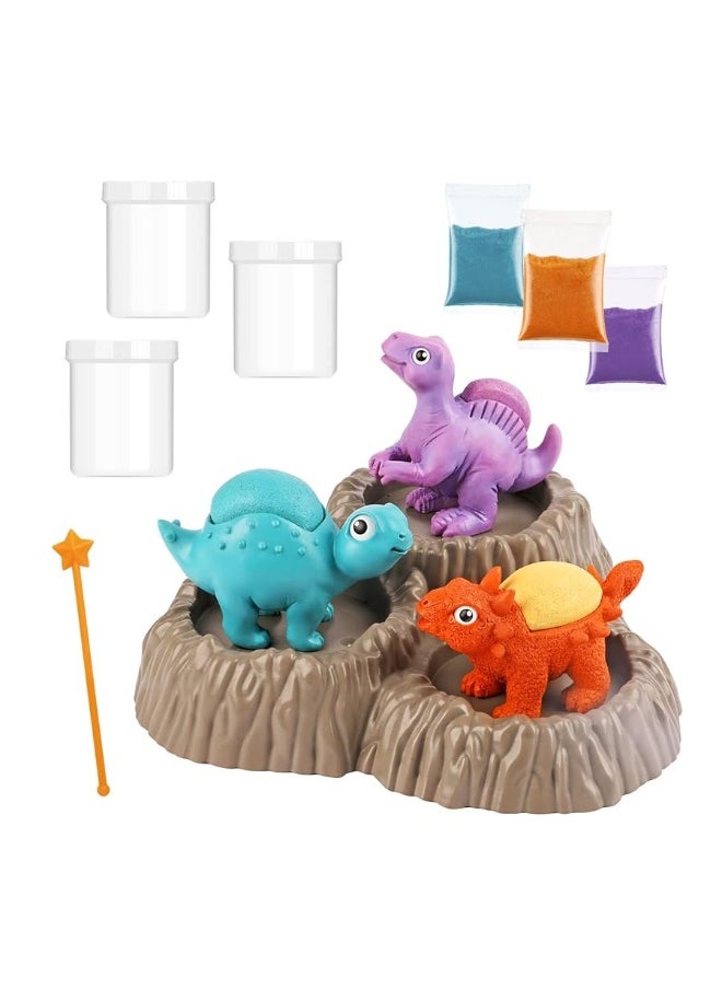 XXTOYS Crystal Growing Kit for Kids  3 Vibrant Colored Dinosaurs to Grow  Science Kits for Kids Age 68 Great Gifts Toys for Boys  Girls 812 STEM Projects for Kids