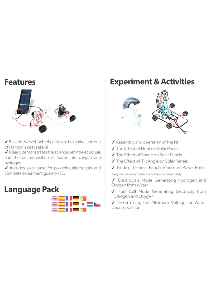 Fuel Cell Car Science Kit