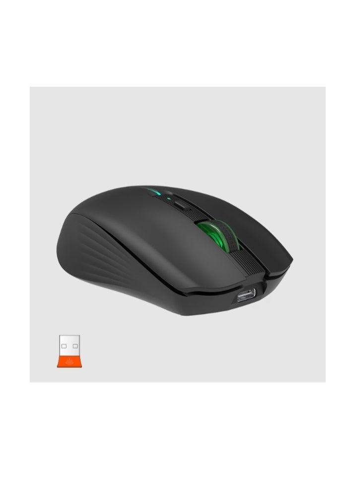 MEETION BTM002 WIRELESS RECHARGEABLE MOUSE, 2.4G AND BLUETOOTH DUAL MODE MOUSE