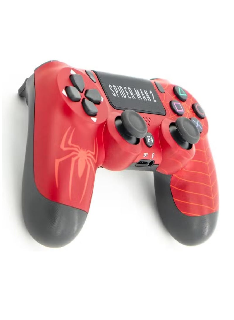 Wireless Controller for PS4 - DualShock 4 with Ergonomic Design & Advanced Features, Double-Motor Vibration for Enhanced Gameplay - red