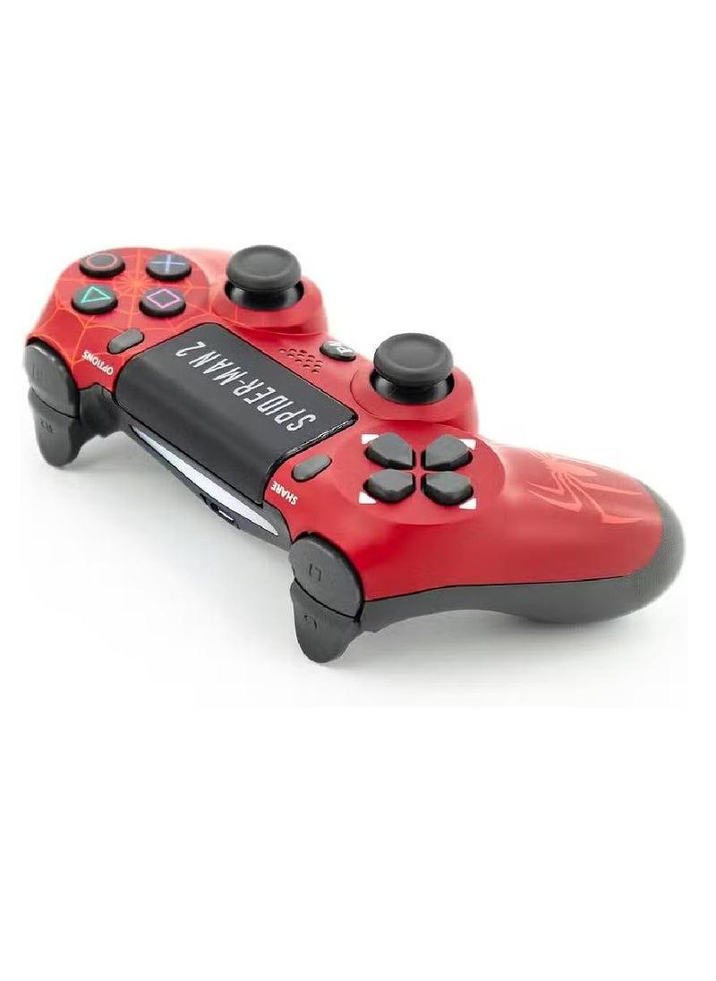 Wireless Controller for PS4 - DualShock 4 with Ergonomic Design & Advanced Features, Double-Motor Vibration for Enhanced Gameplay - red