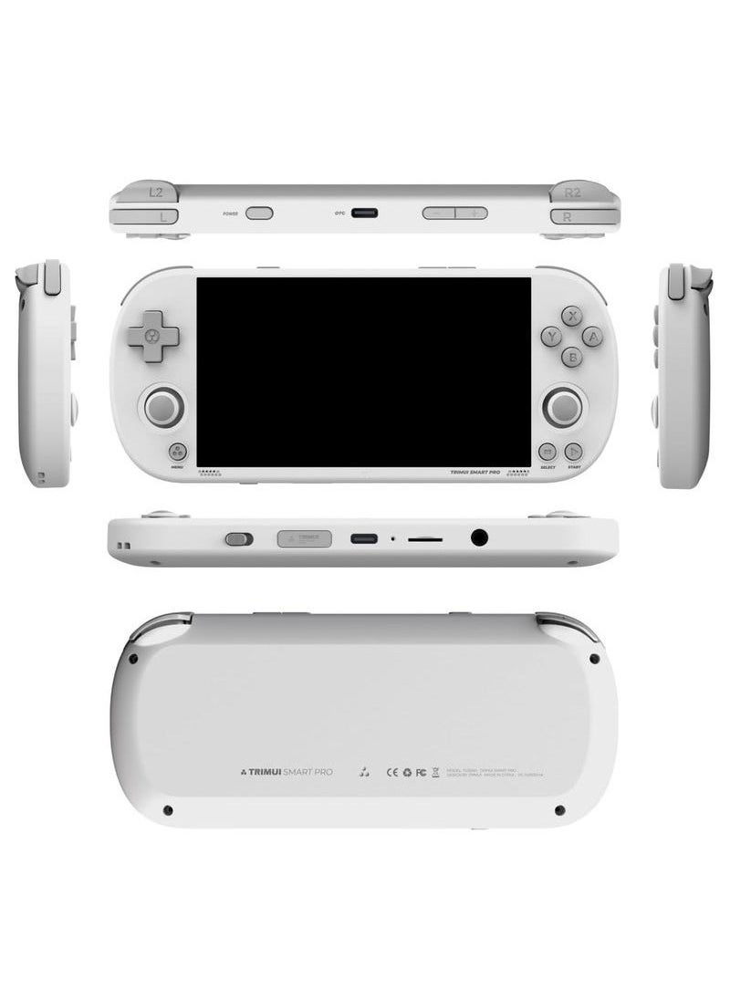 Trimui Smart Pro 5-inch Handheld Game Console Preinstalled Emulator System 128GB (White)