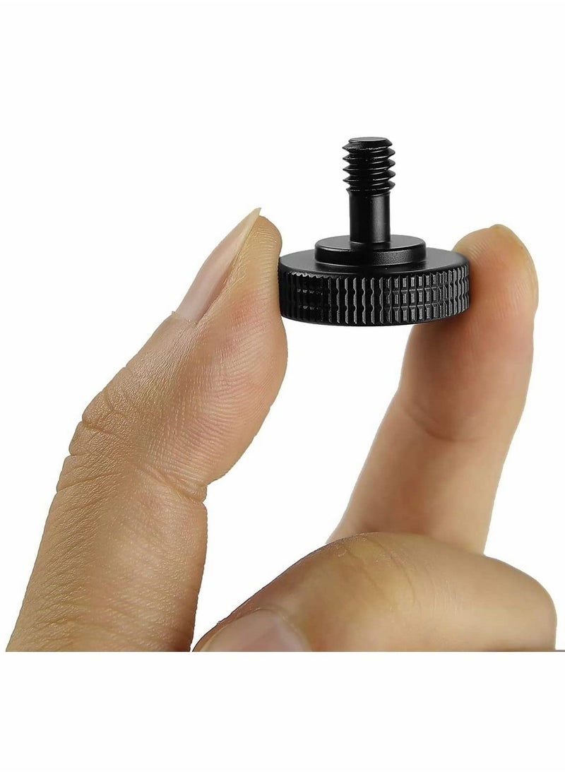 Camera Holder Screw, Thumb Screw Camera Quick Release Adapter, with Rubber Pads, Tripod Screw Rubber Washers Female to 1/4