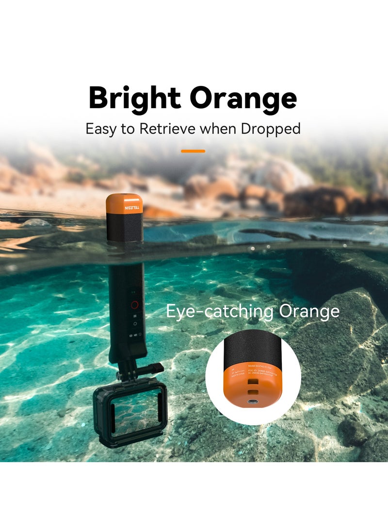 Bluetooth underwater remote control camera buoyancy rod, supports shooting, mode switching, remote control on/off functions, can be used in water depths within 15 meters, supports multiple models: G