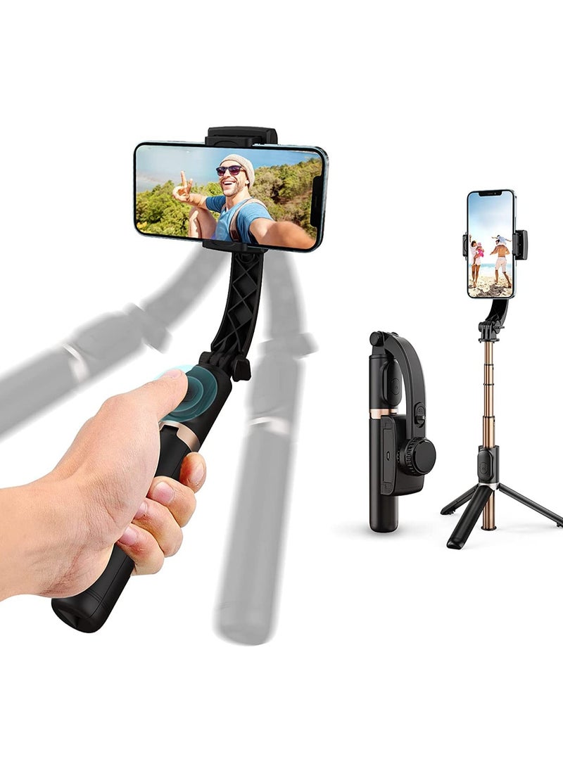 F6 3-Axis Handheld Gimbal Stabilizer with Tripod – Professional Stabilization for Smartphone Filmmaking