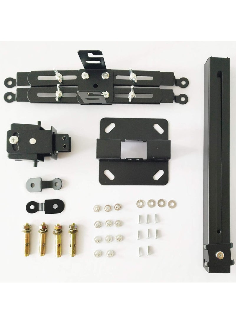 Projector Mount Wall or Ceiling Projection Mount Bracket with Adjustable Height and Extendable Arms Mount for Home and Office