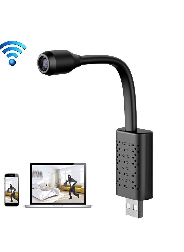 Small WiFi Camera Wireless USB IP Nanny Camera with Night Vision AIl Human Motion Detection Cloud Storage Live Feed