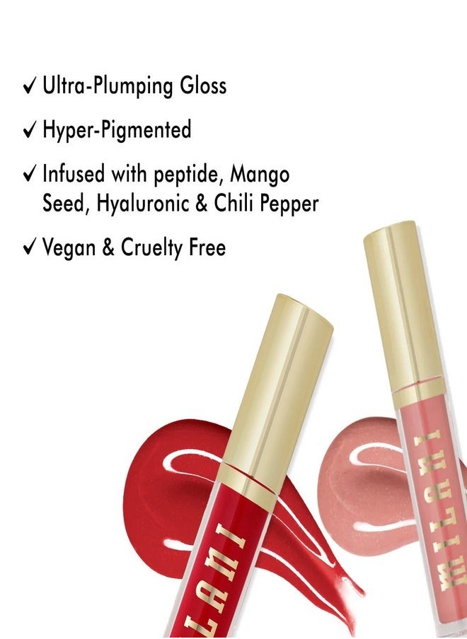 Milani Keep It Full Maxxx Lip Plumper - Bae 190 | Vegan, Hydrating Lip Gloss (0.15 fl oz / 4.5 ml)