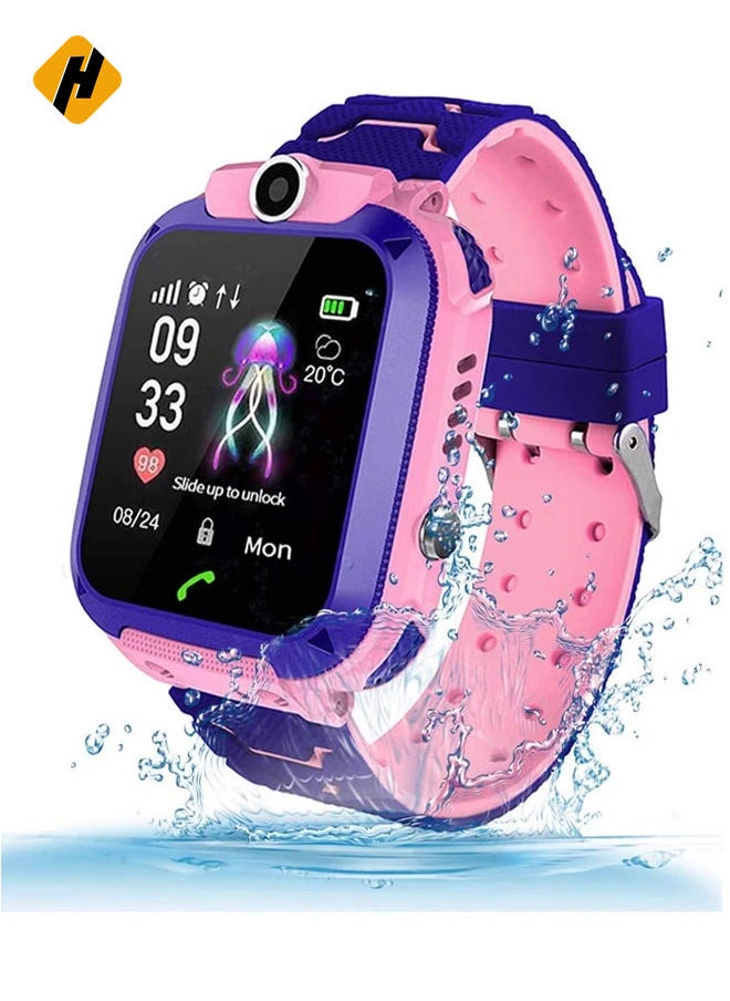 Kids Smartwatch Waterproof Touch Screen with SOS Games Camera