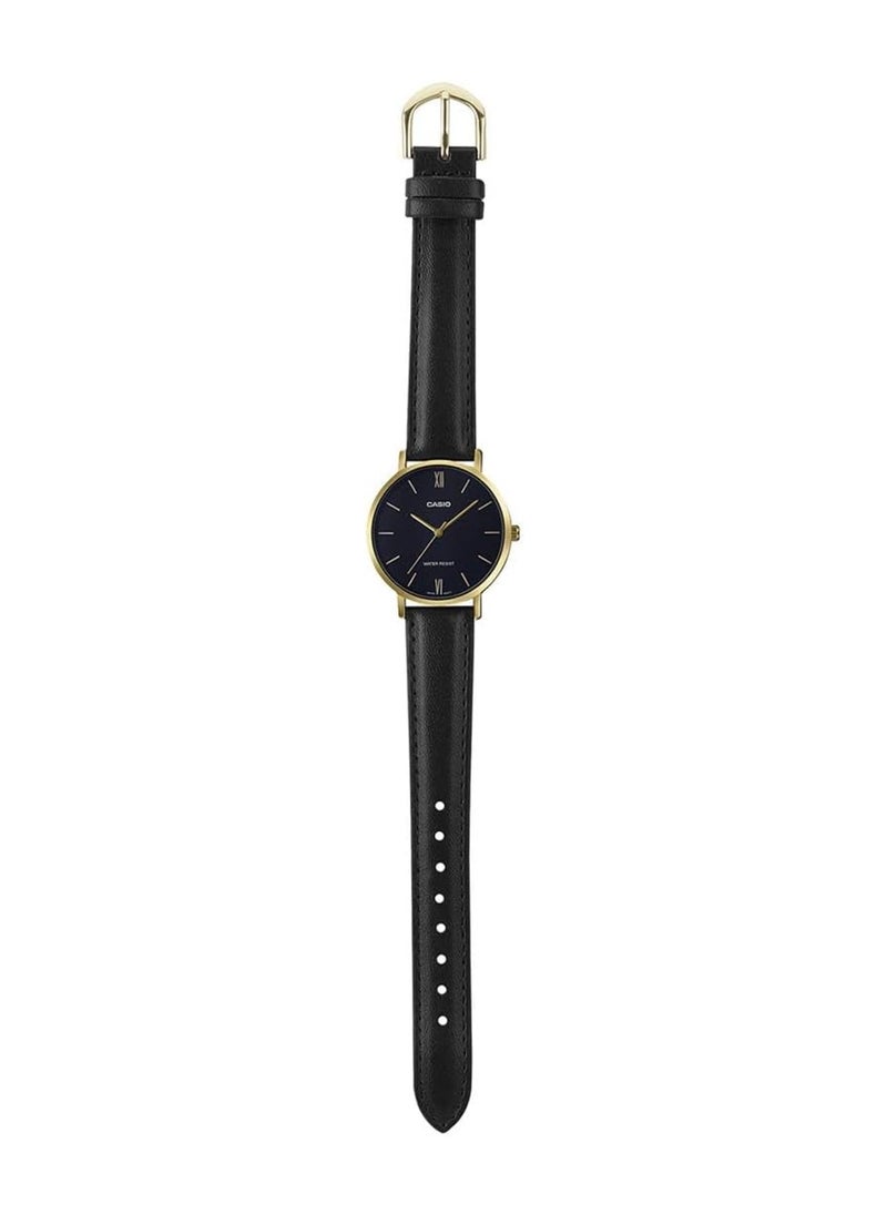 Women's Enticer Analog Watch Ltp-VT01GL-1BUDF - 34 mm - Black