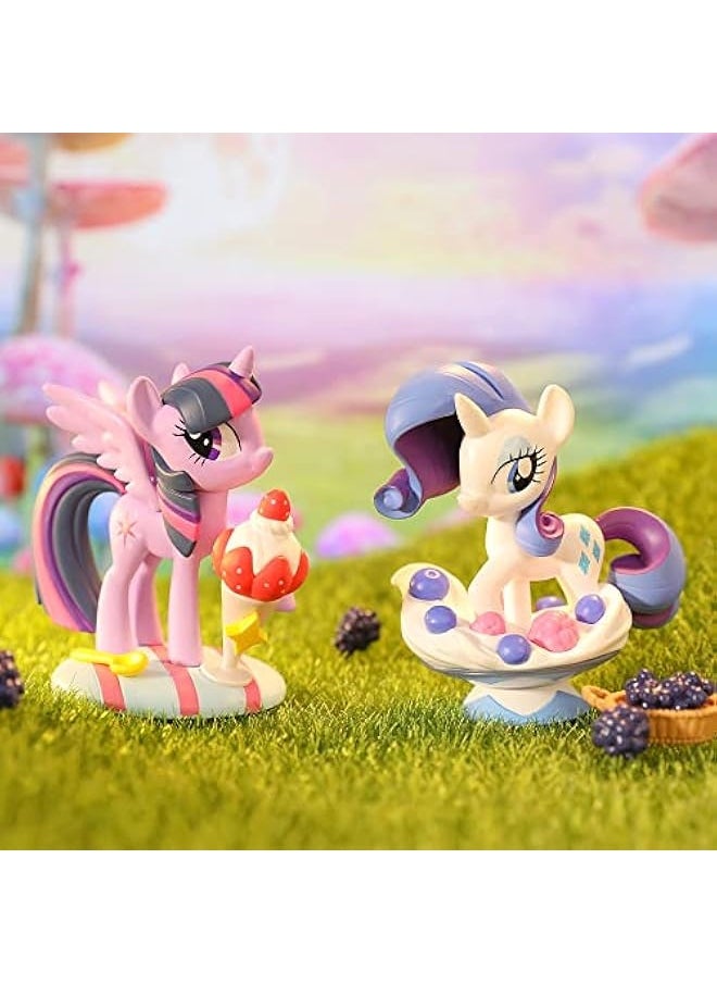 POP MART Compatible for Hasbro My Little Pony Leisure Afternoon Series Whole Set(12Boxes) 2.5 inches Premium Design gifts for women Fan-Favorite blind box Collectible Toy Toy