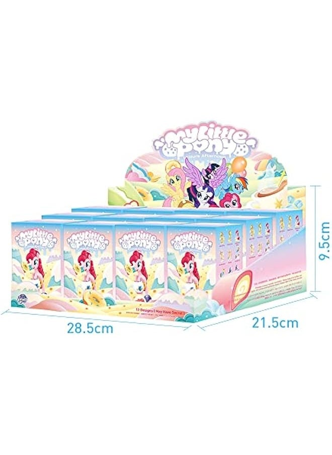 POP MART Compatible for Hasbro My Little Pony Leisure Afternoon Series Whole Set(12Boxes) 2.5 inches Premium Design gifts for women Fan-Favorite blind box Collectible Toy Toy