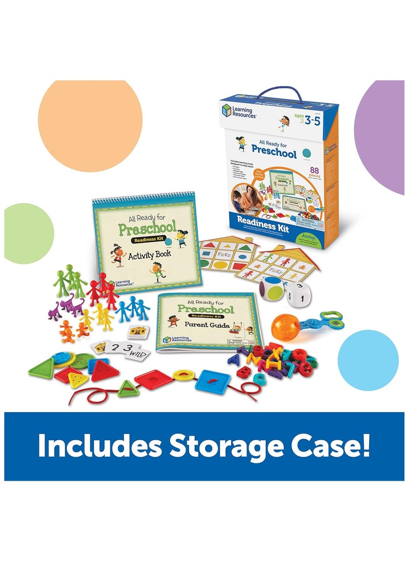 Learning Resources All Ready for Preschool Readiness Kit - 60 Activities Set