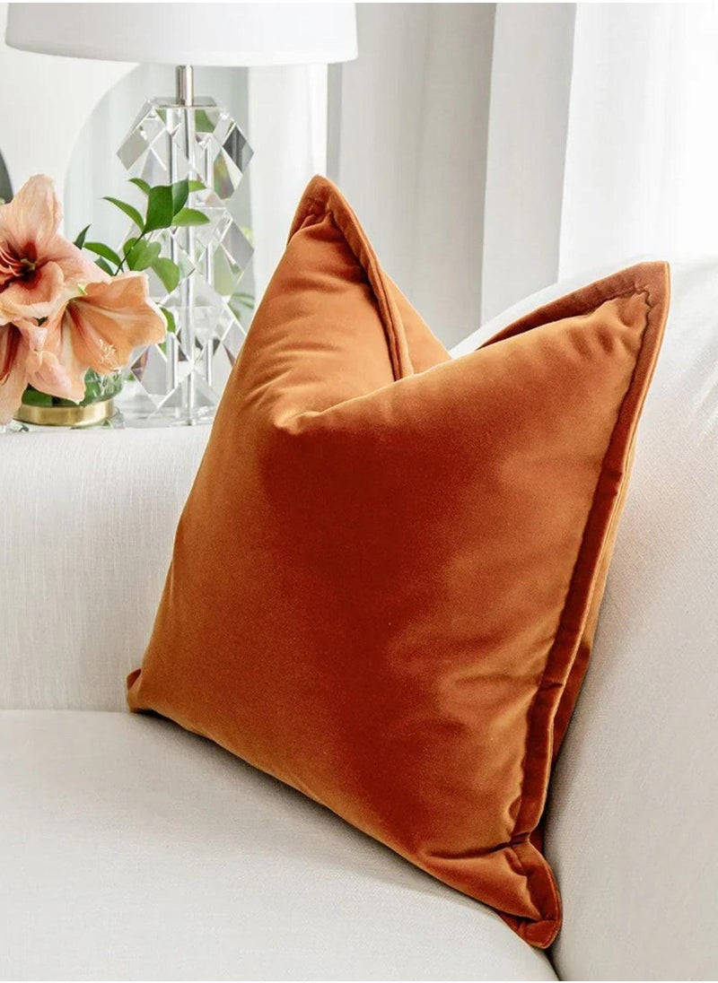 Cushion Alessandra Tangelo (with filler) Pillow Knot Home Cover Set for Modern Sofa Contemporary Living Room Bedroom and Office Soft Washable