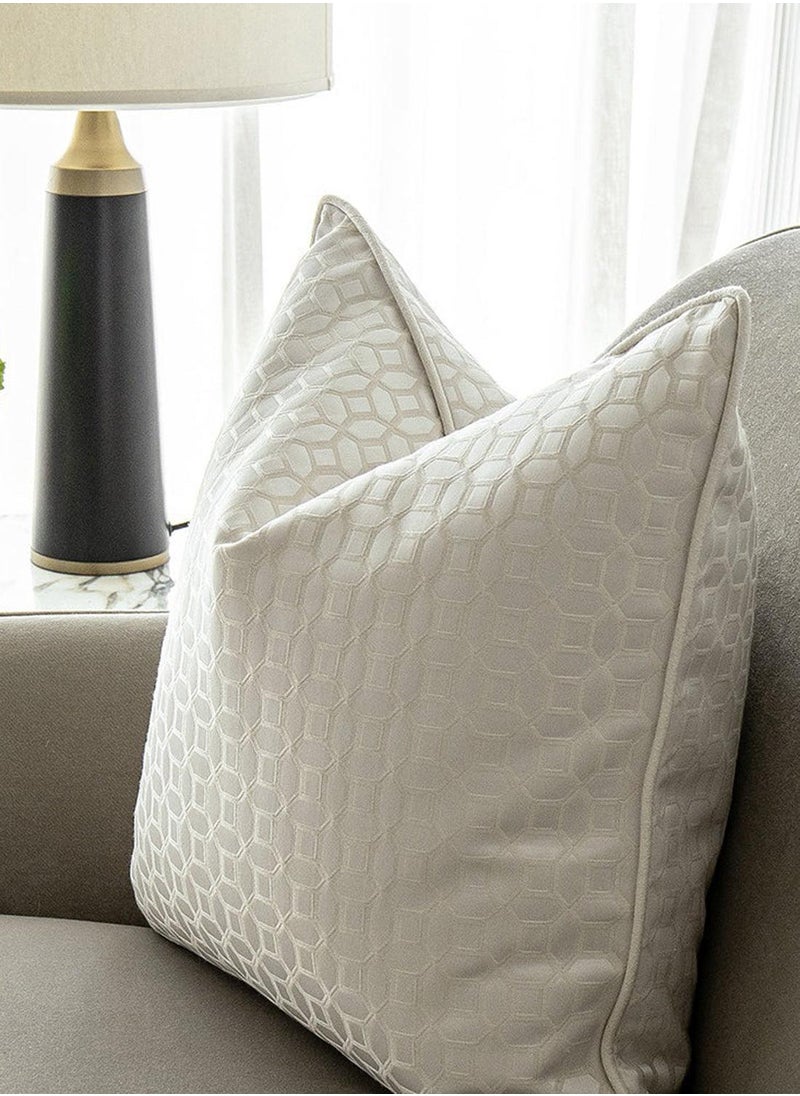 Cushion Cillian Bianca (with filler) Pillow Knot Home Cover Set for Modern Sofa Contemporary Living Room Bedroom and Office Soft Washable