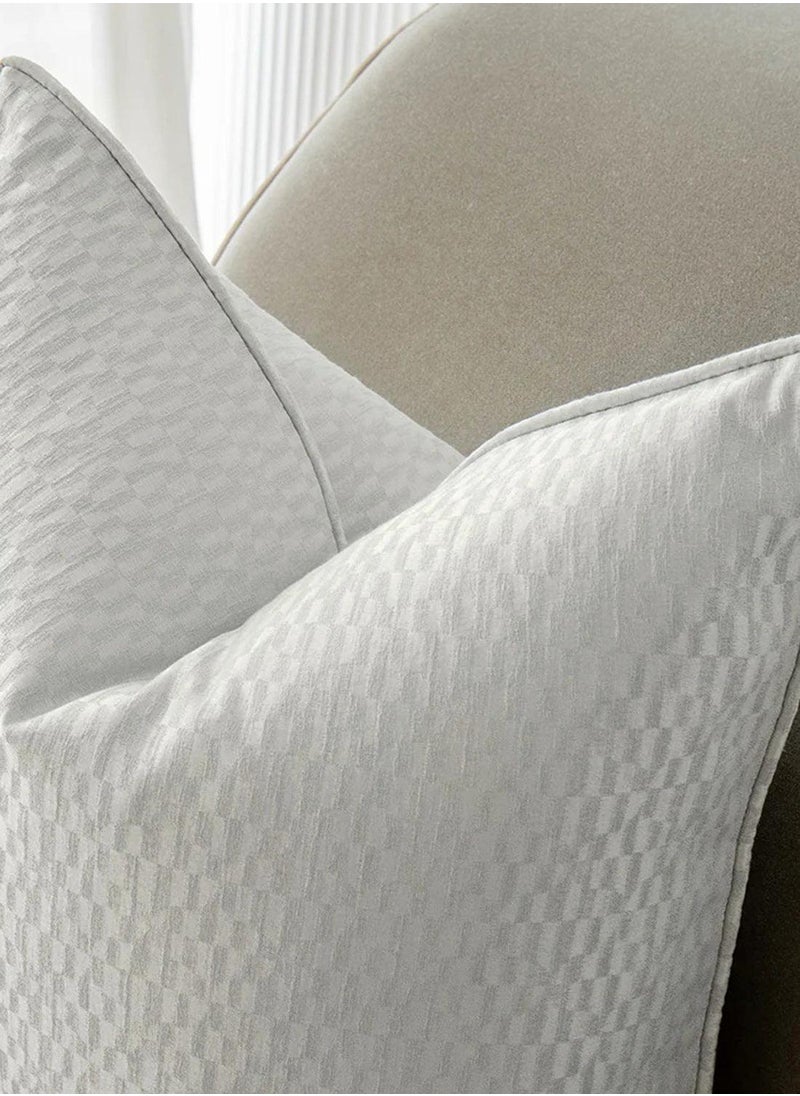 Cushion Elodie Bianca (with filler) Pillow Knot Home Cover Set for Modern Sofa Contemporary Living Room Bedroom and Office Soft Washable