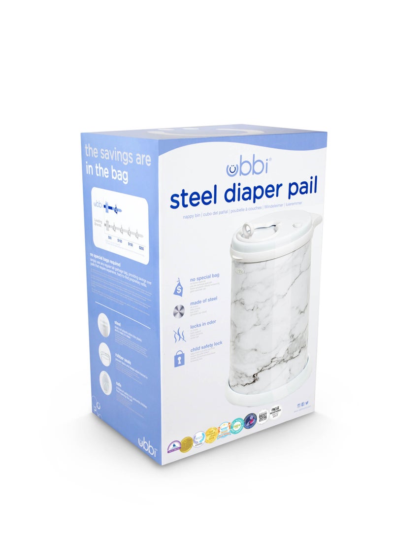 Ubbi - Diaper Pail Marble