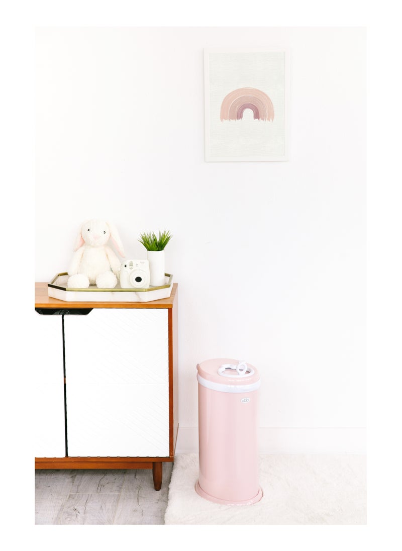 Ubbi - Diaper Pail Blush Pink