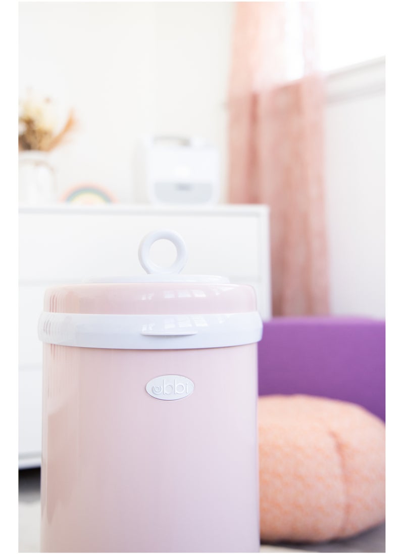 Ubbi - Diaper Pail Blush Pink