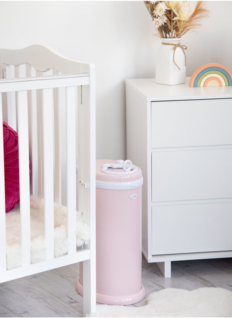 Ubbi - Diaper Pail Blush Pink