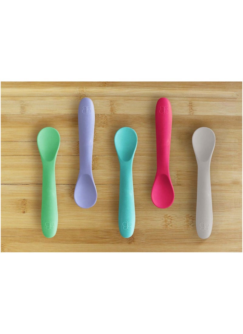 Spoön: Set of 5 Silicone Spoons - Pink