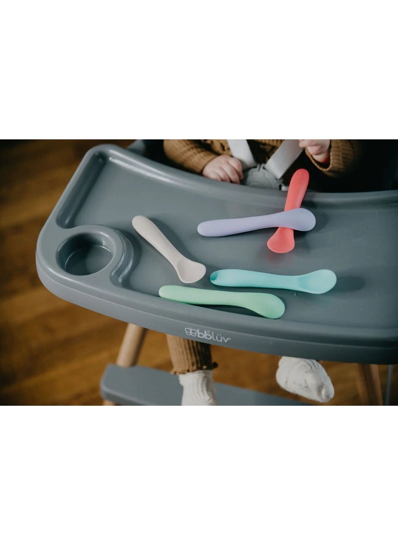 Spoön: Set of 5 Silicone Spoons - Pink