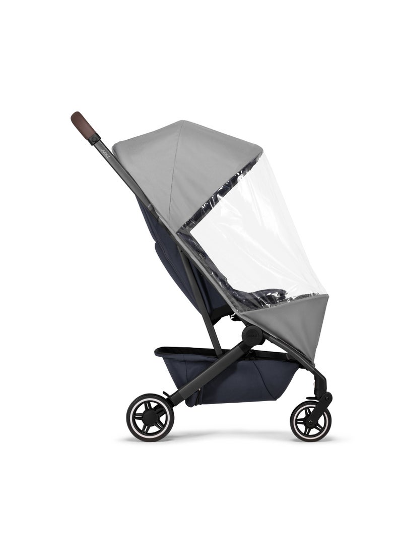 Aer+ Buggy Raincover – Wind & Waterproof Cover, Protects from Rain, Hail & Snow, Ventilation System, Clear Flexible Plastic, Compact & Portable with Pouch