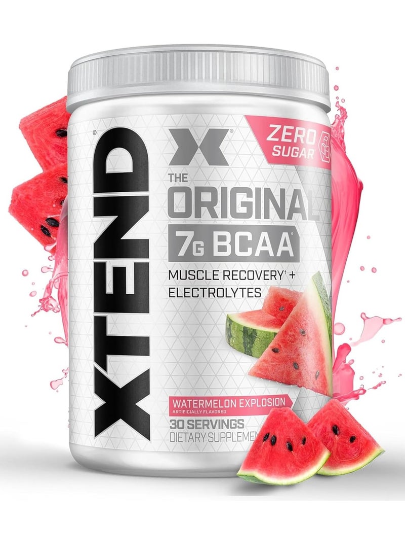 XTEND Original 7G BCAA | Muscle Recovery + Electrolytes | Watermelon Explosion