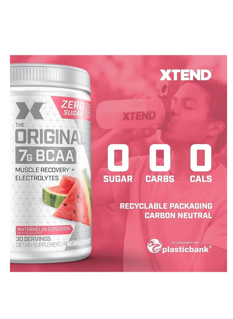 XTEND Original 7G BCAA | Muscle Recovery + Electrolytes | Watermelon Explosion