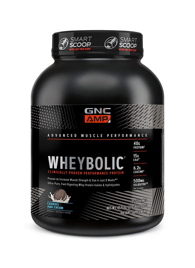 GNC AMP Wheybolic - Cookies and Cream