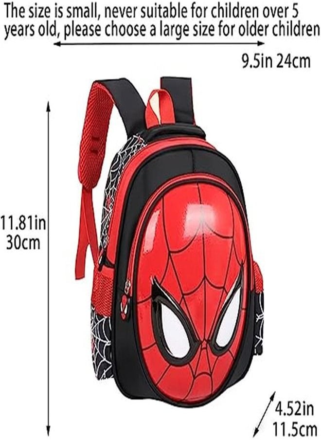 Goolsky Toddler School Backpack 3D Comic Elementary Student Schoolbag Waterproof Lightweight Kids Bookbags for Boys Girls