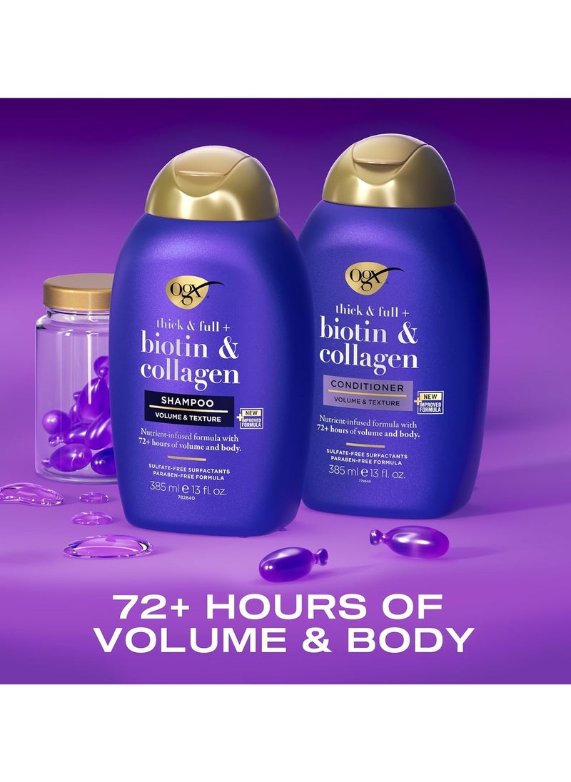 Biotin And Collagen Shampoo Plus ConditionerPack of  2