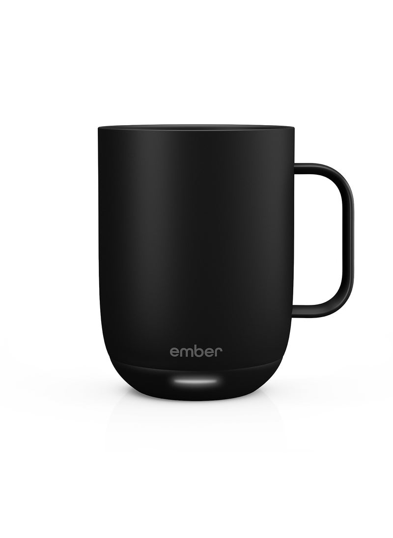 Mug 2 14OZ / 414ML | Temperature Control Mug, Vacuum Insulated Stainless Steel Smart Cup for Coffee, Tea, Water, 80Min Battery Life, iOS/Andorid - Black