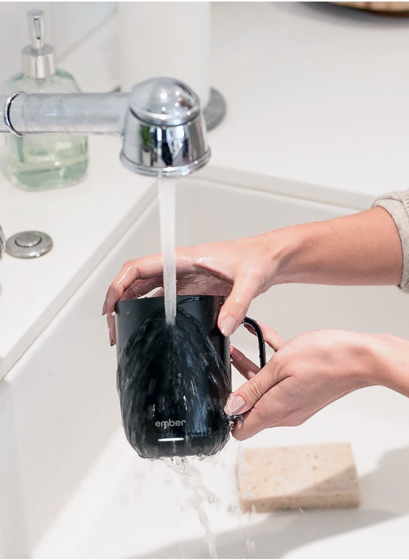 Mug 2 14OZ / 414ML | Temperature Control Mug, Vacuum Insulated Stainless Steel Smart Cup for Coffee, Tea, Water, 80Min Battery Life, iOS/Andorid - Black