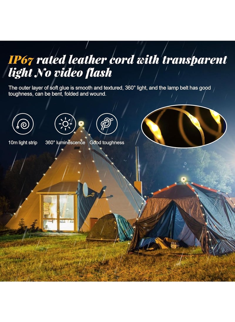 Camping Light, Multifunctional Portable Camping Lamp, Portable LED Tent Lamp