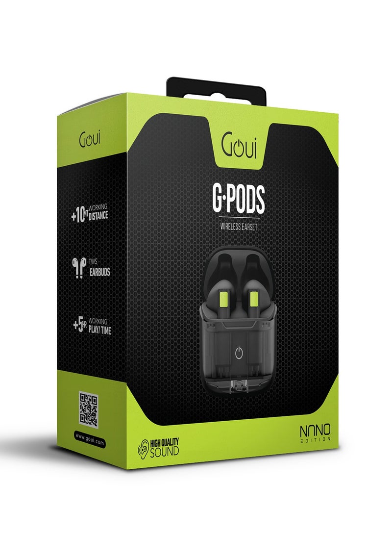 G-Pods Wireless Earset Transparent