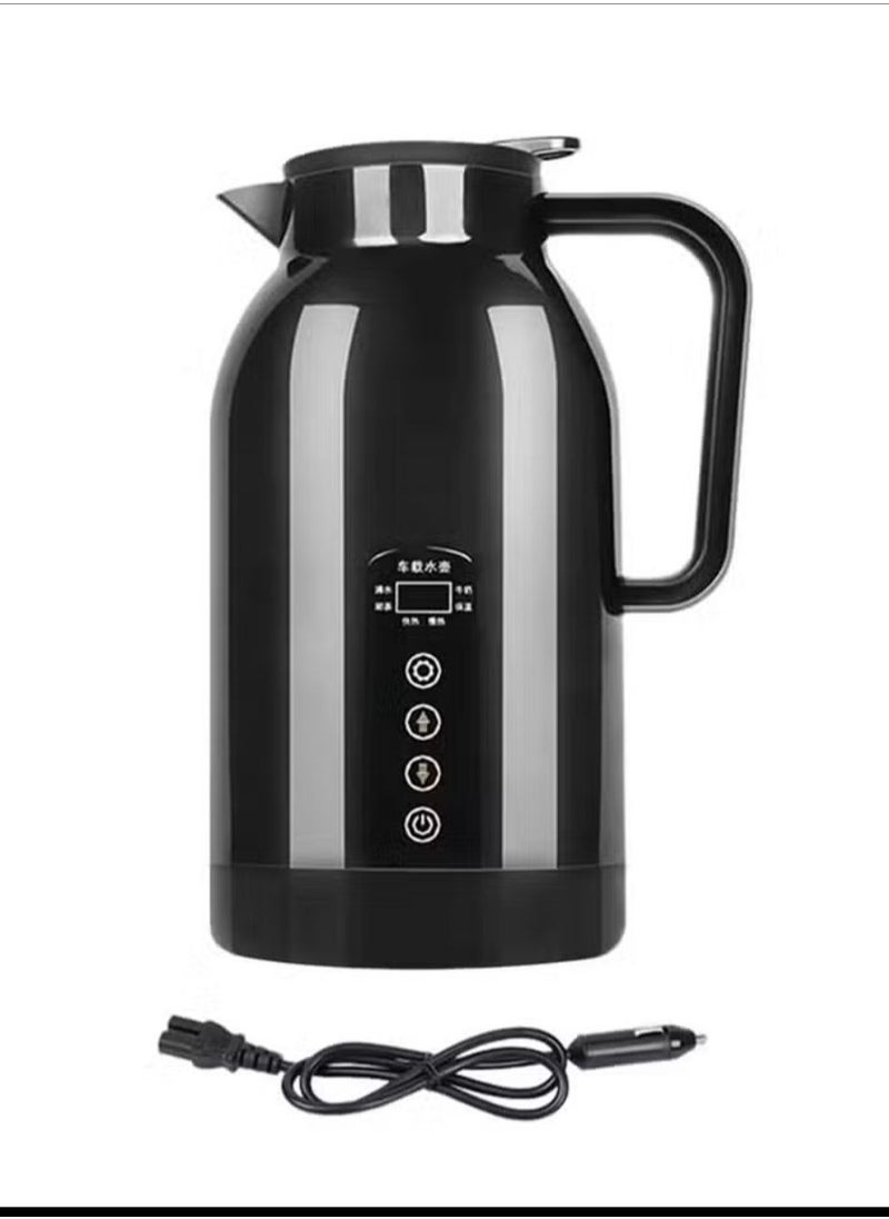 Car Electric Kettle with 1.3 Litre Capacity, DLC-HT2254 – Black