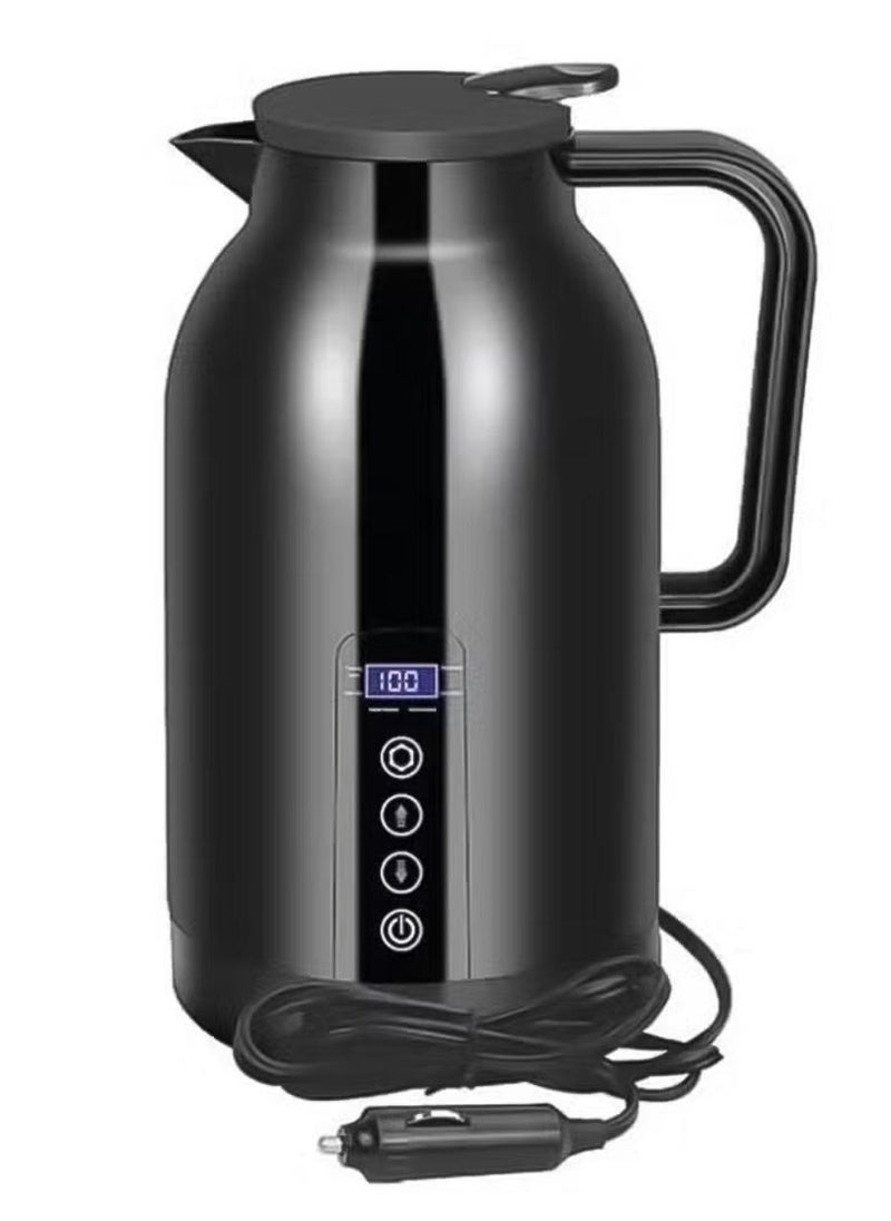 Car Electric Kettle with 1.3 Litre Capacity, DLC-HT2254 – Black