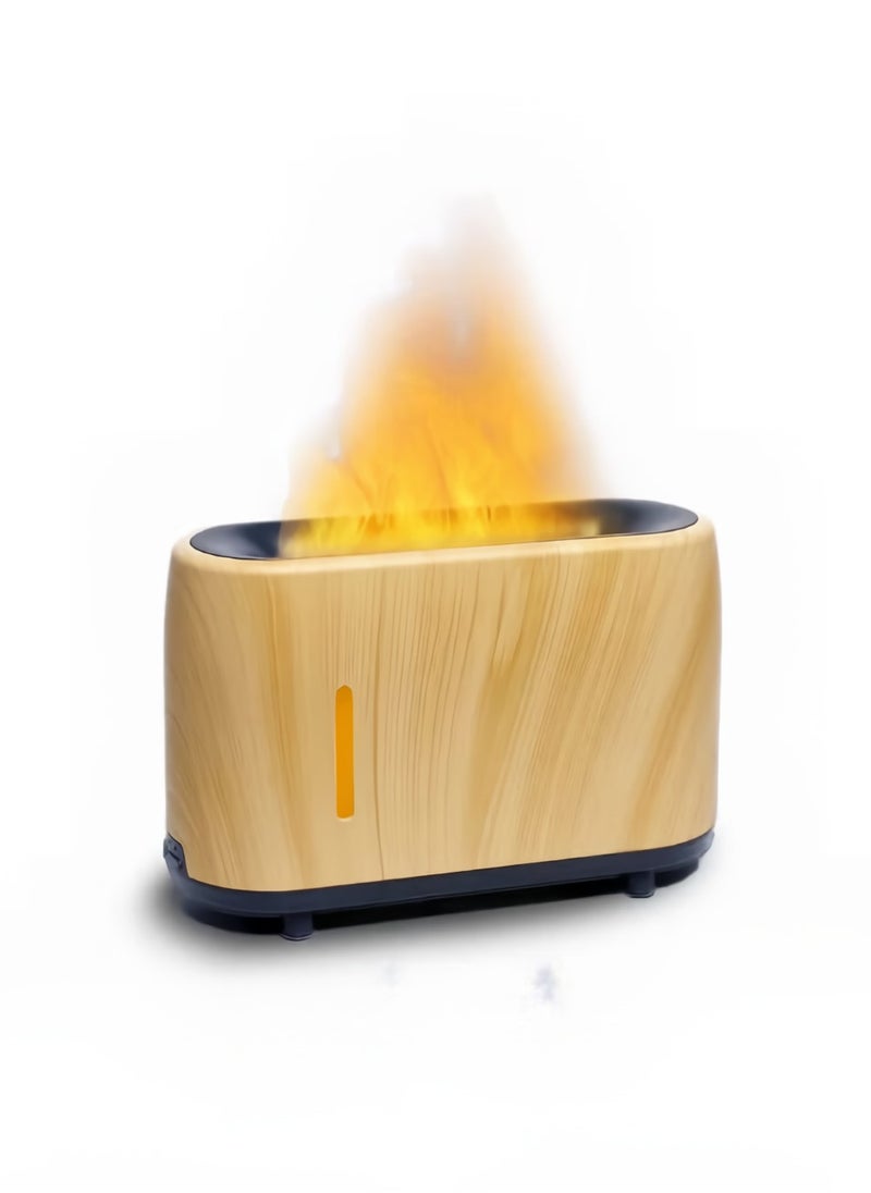 Essential Oil diffuser, Bluetooth Music Flame Aromatherapy Humidifier Diffuser, Durable Long Lasting Fragrance Diffuser, Portable Color Changing Room Diffusers For Home Office, (Beige)