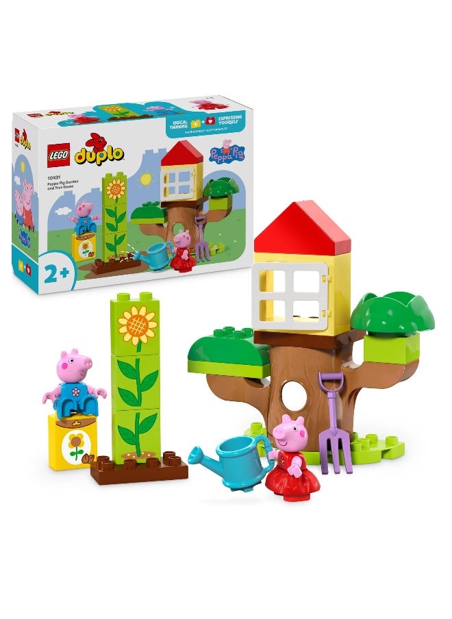 Duplo Peppa Pig Garden And Tree House Toy 10431 Building Toy Set (20 Pieces)