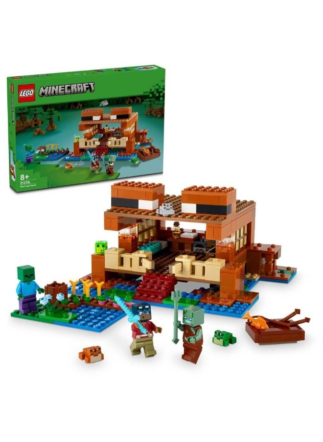 Minecraft The Frog House 21256 Building Toy Set (400 Pieces)