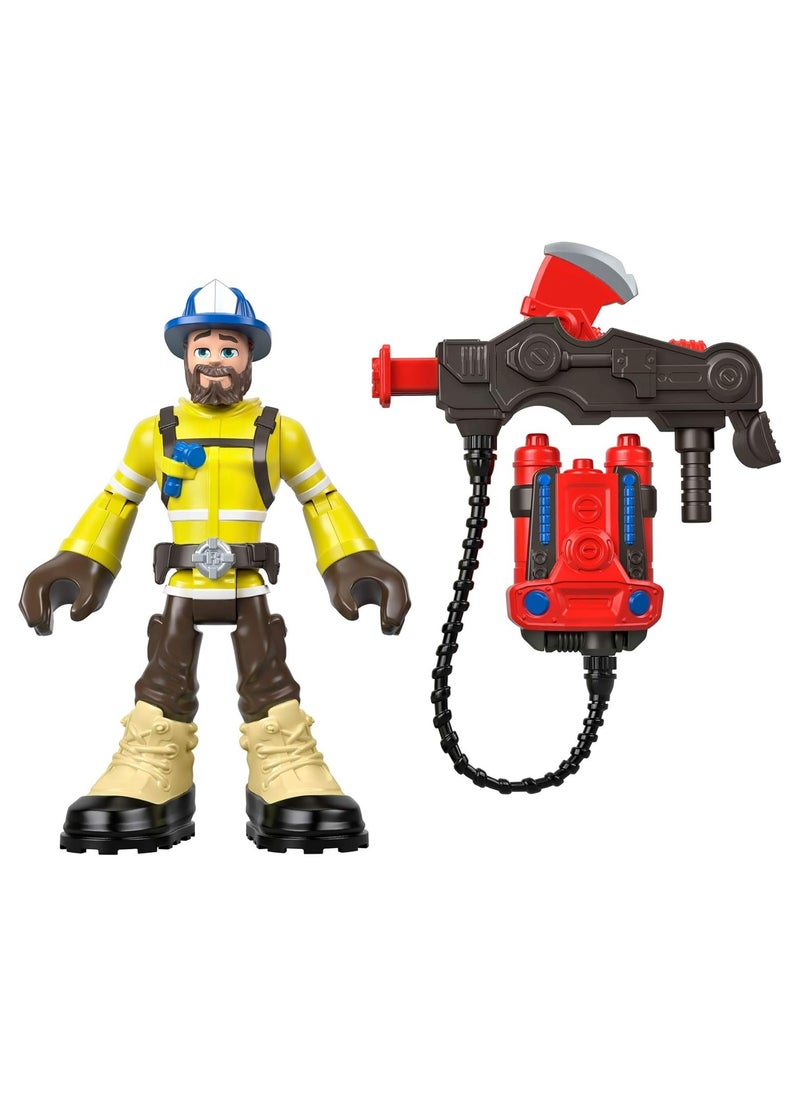 Rescue Heroes Forrest Fuego, 6-Inch Figure with Accessories