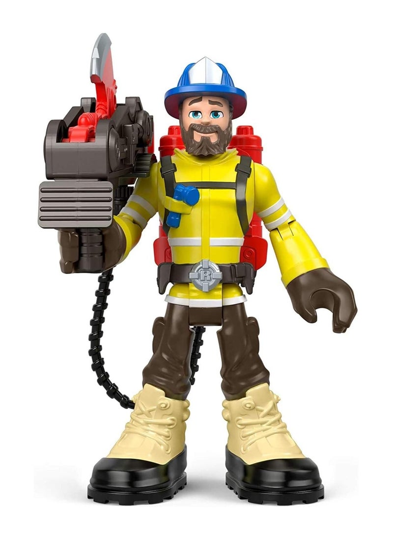 Rescue Heroes Forrest Fuego, 6-Inch Figure with Accessories