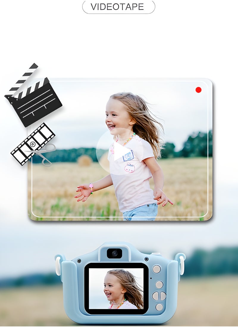 Kids Camera, HD 1080p Shockproof Children Video Camera, Portable Mini  Dual Camera Toy, Multiple Functions Digital Camera For Girls Boys, (X6s Mickey Dual Camera Pink)