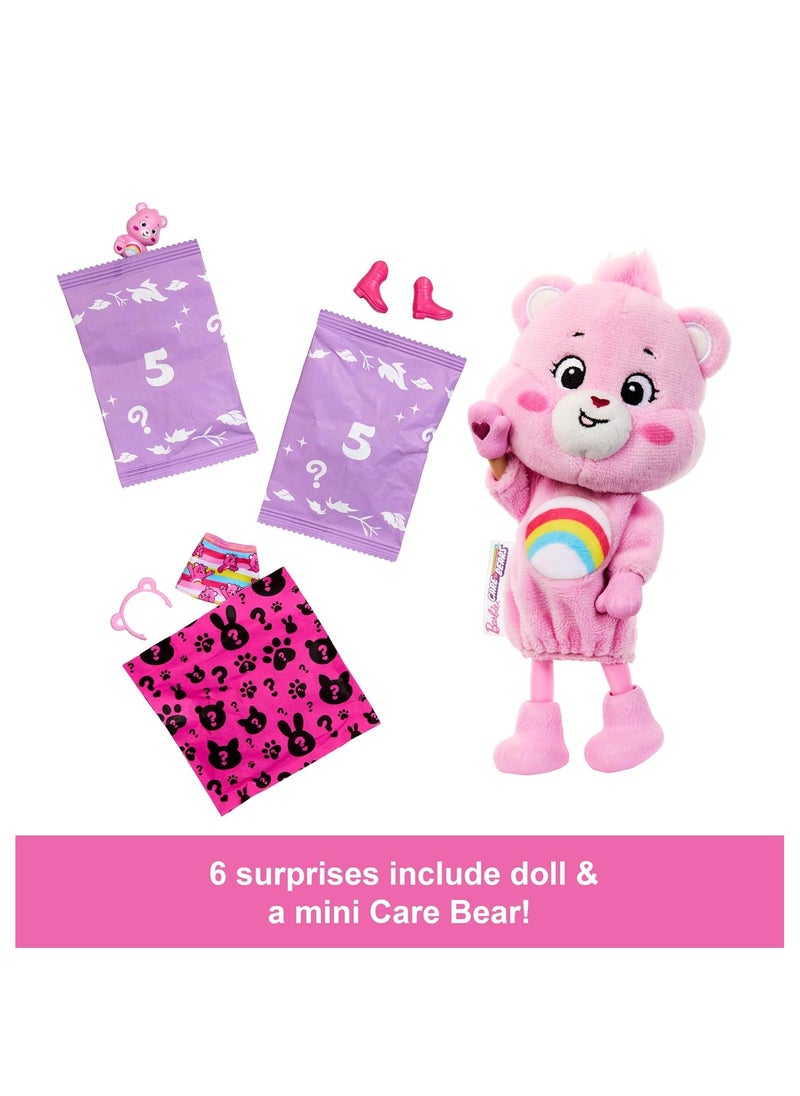 Barbie Cutie Reveal Care Bears Series Chelsea Small Doll & Accessories - 1 Piece Only, Assorted/Style May Vary