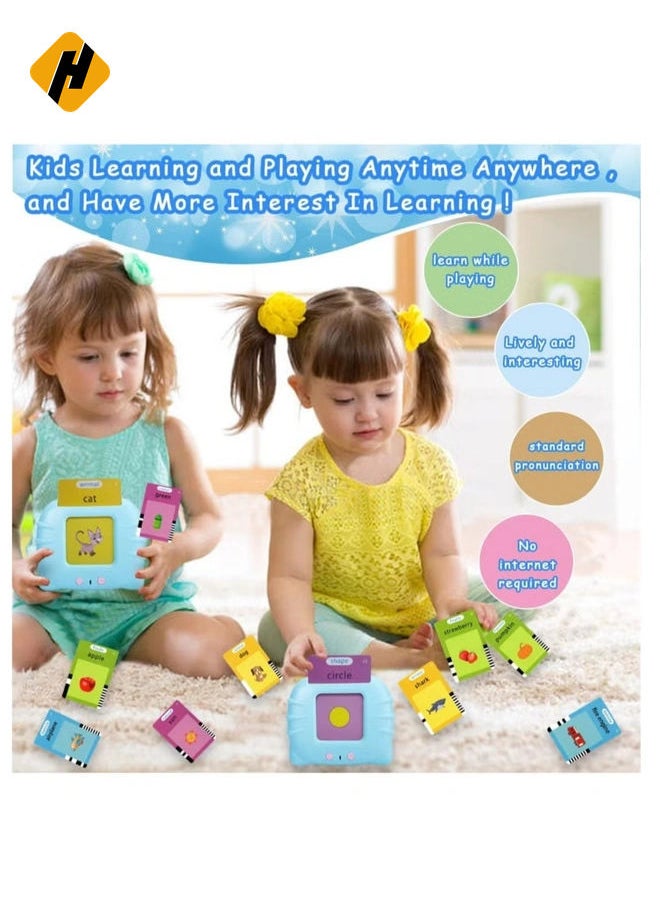 Flash Cards Educational Toys for Toddlers 2 3 4 5 6 Year Old, Toddler Learning Toys for Girls Boys Gifts