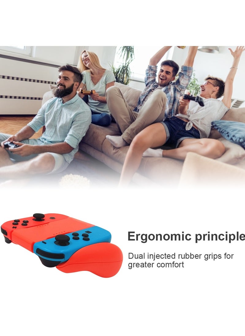 Gamepads Grip Handle Holder, Controller Plastic Handle Bracket Stand, Sturdy And Durable Gamepad Game Handle Grip Holder Stand Mount For Nintendo Switch Controller, (1pc, Orange)